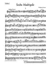 Six Madrigals